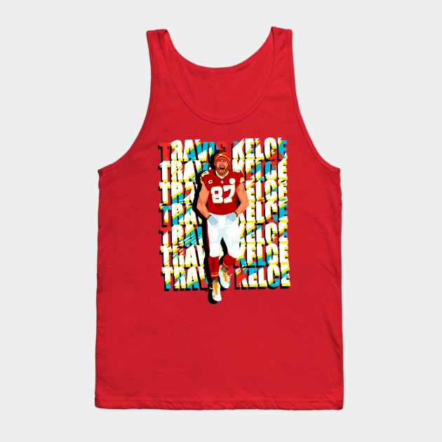 Travis KELCE celebrate Tank Top by Mic jr